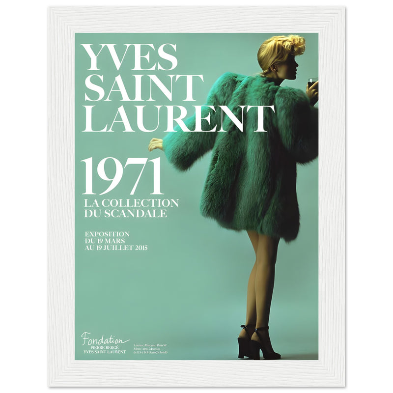YSL 1971 Vintage Poster