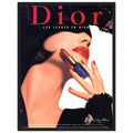 Christian Dior Woman Vintage Poster Ad
