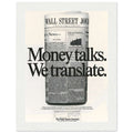 Wall Street Journal 1988 Vintage Poster Ad