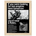 Rolex Submariner Vintage Poster Ad