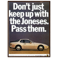 Porsche Turbo 944 Vintage Ad Poster