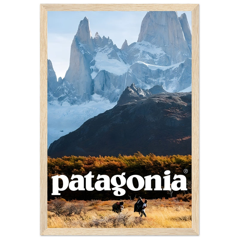 Patagonia Hikers Vintage Poster Ad