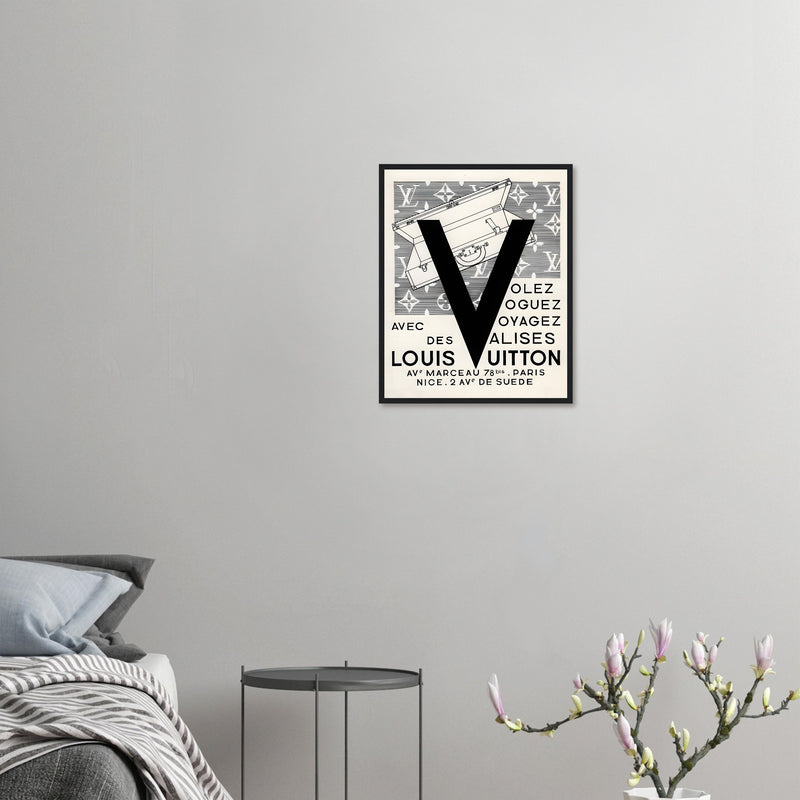 Louis Vuitton Nice, Paris Vintage Poster Ad
