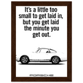 Porsche Vintage Poster  White 911