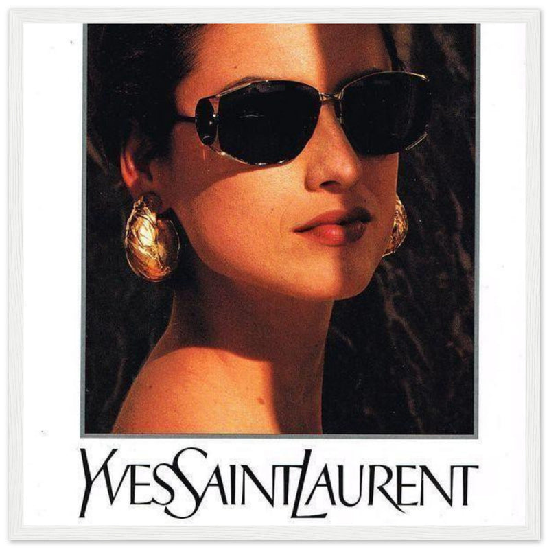 Yves Saint Laurent Vintage Poster