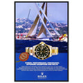 Rolex Submariner Offshore Champions Vintage Poster Ad