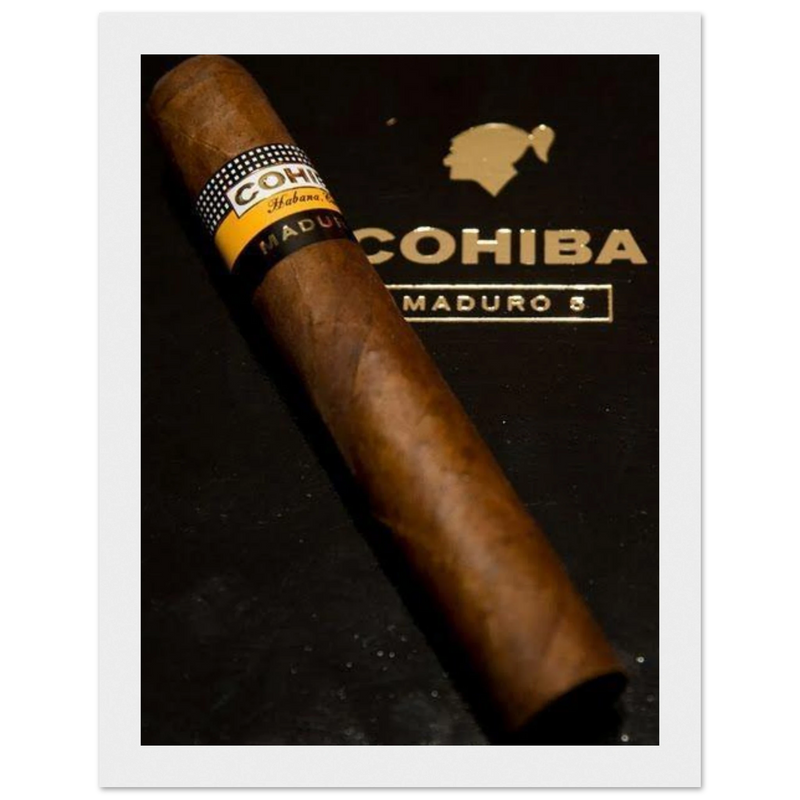 Cohiba Maduro 5 Vintage Cigar Poster