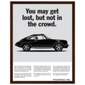 Porsche Vintage Poster - Lost