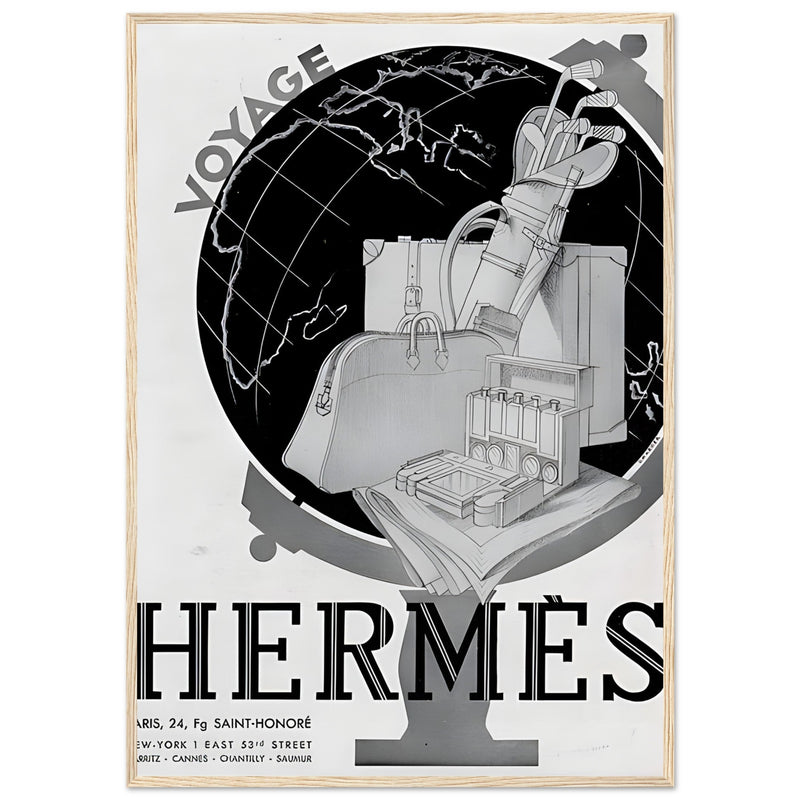 Hermes Voyage Vintage Poster