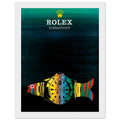 Rolex Submariner Fish Vintage Poster Ad - Premium Matte Paper