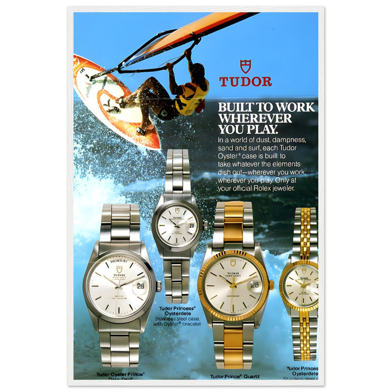 Tudor Vintage Poster Ad
