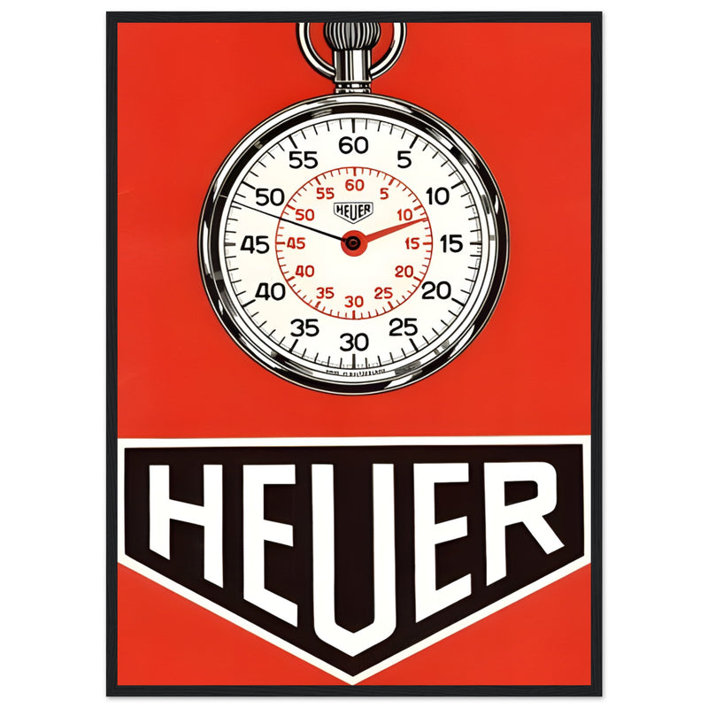 Heuer 1963 Vintage Poster Ad