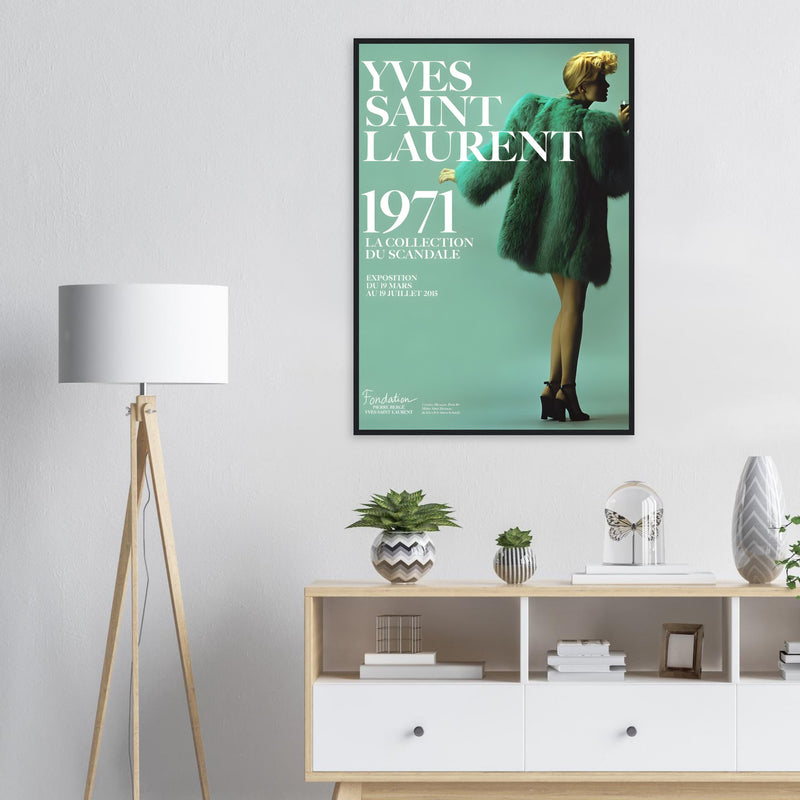 YSL 1971 Vintage Poster