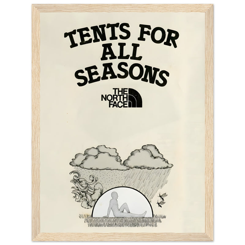 The North Face All Season Vintage Poster