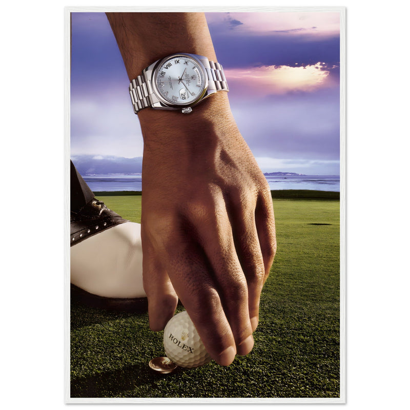 Rolex Day-Date Golfing Vintage Poster
