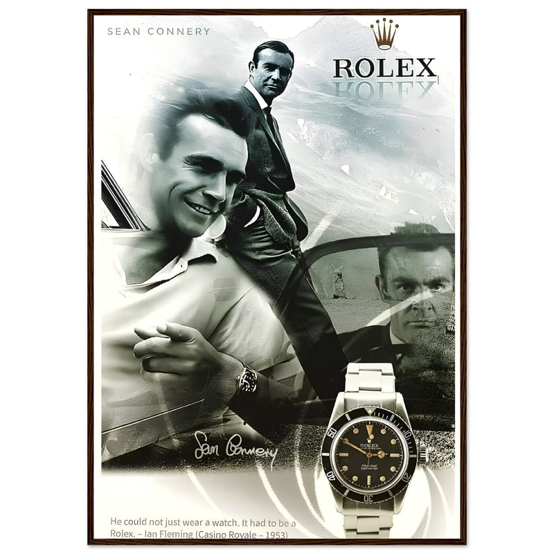 Rolex Sean Connery Vintage Rolex Poster Ad