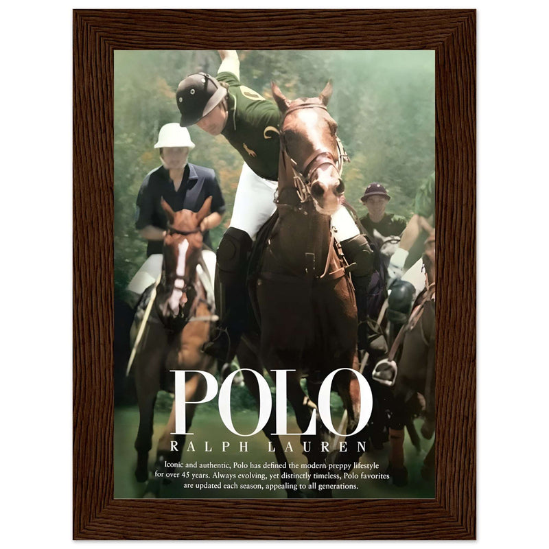 Polo Ralph Lauren Iconic Vintage Poster