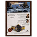 Rolex Yacht Submariner Vintage Poster Ad