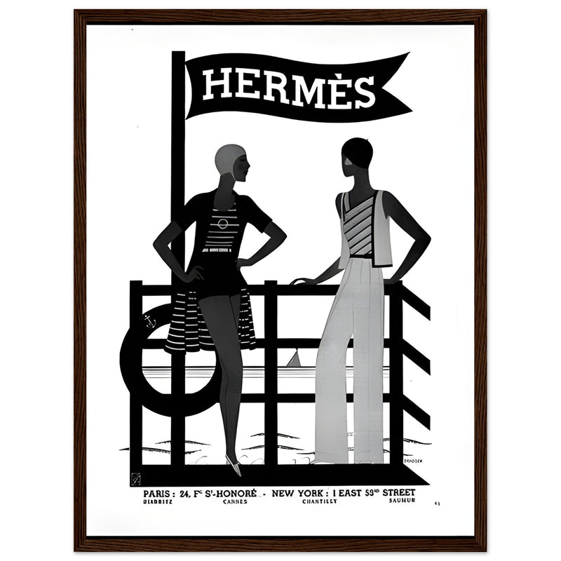 Hermes Flag Vintage Poster Ad