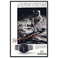 Omega Moon Vintage Poster Ad