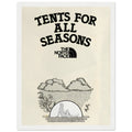 The North Face All Season Vintage Poster