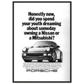 Porsche 911 Vintage Ad Poster