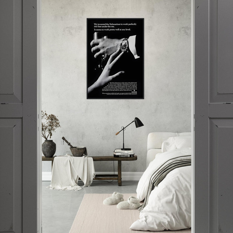 Rolex Submariner Any Level Vintage Poster Ad