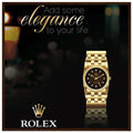 Rolex Elegance Vintage Poster Ad
