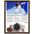 Rolex Alpine Gold Medal Sweep Vintage Poster