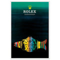 Rolex Submariner Fish Vintage Poster Ad - Premium Matte Paper