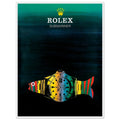 Rolex Submariner Fish Vintage Poster Ad - Premium Matte Paper