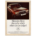 Mercedes Benz Vintage Poster Ad