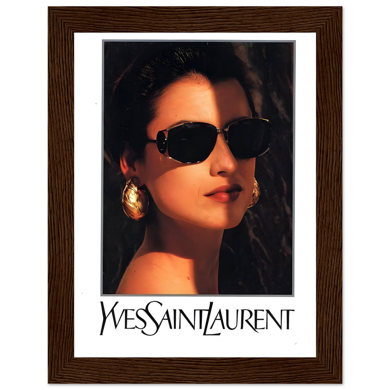 Yves Saint Laurent Vintage Poster
