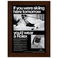 Rolex Ski Vintage Poster Ad