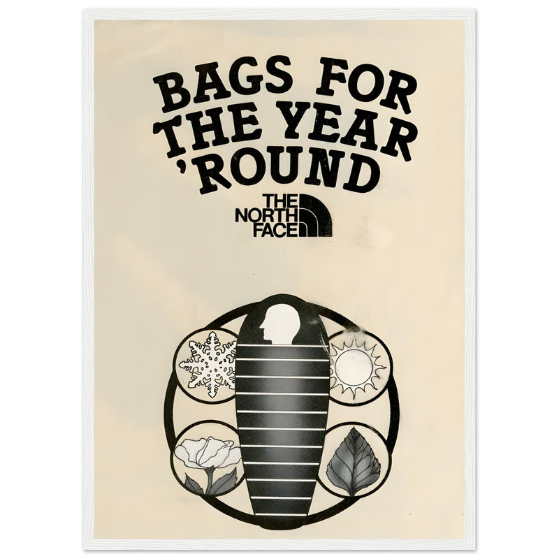 The North Face Sleeping Bags Vintage Poster