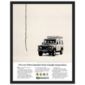 Land Rover Defender Vintage Poster