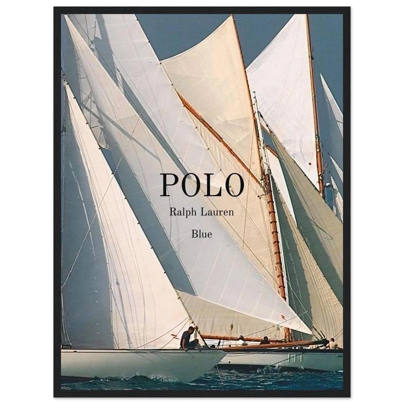 Polo Ralph Lauren Vintage Ad Poster - Polo Blue