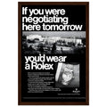 Rolex Datejust Geneva Vintage Poster Ad