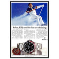 Rolex Alpine Gold Medal Sweep Vintage Poster