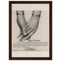 Cartier Love Bangles Vintage Poster