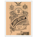 Louis Vuitton London Paris Vintage Poster Ad