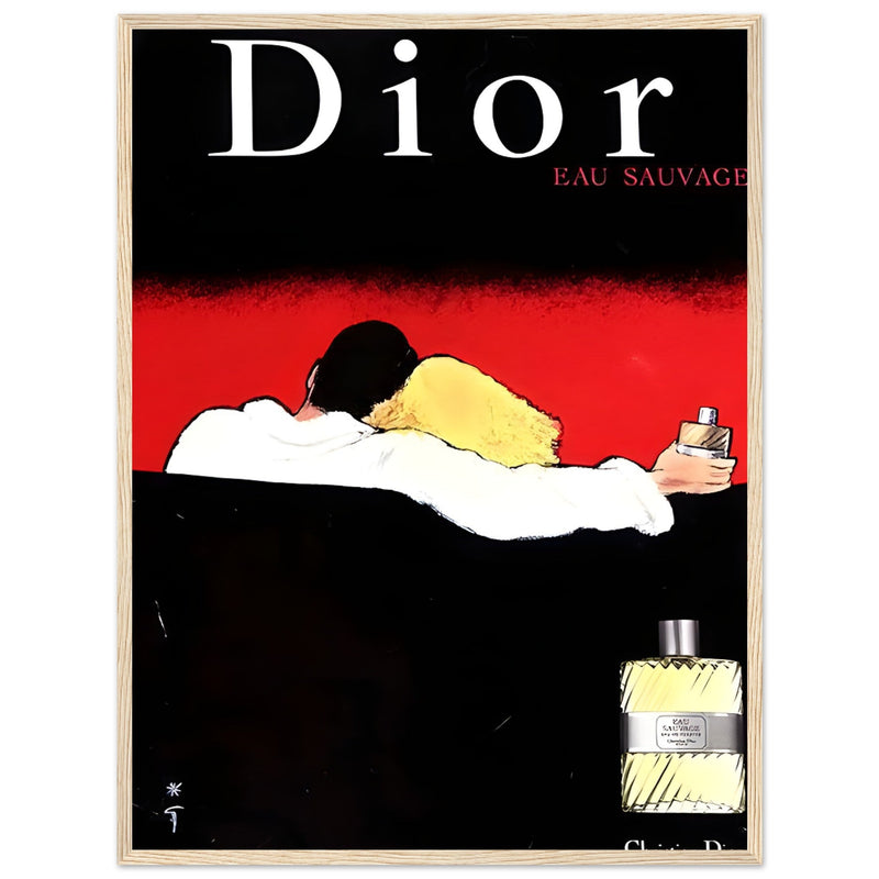 Dior Eau Sauvage Vintage Poster Ad