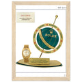 Rolex Day-Date Globe Vintage Poster Ad