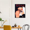 Christian Dior Woman Vintage Poster Ad