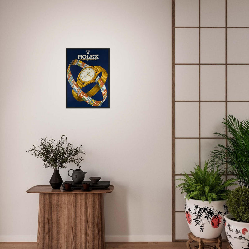 Rolex Advertising Golden Age Oyster Perpetual Vintage Poster