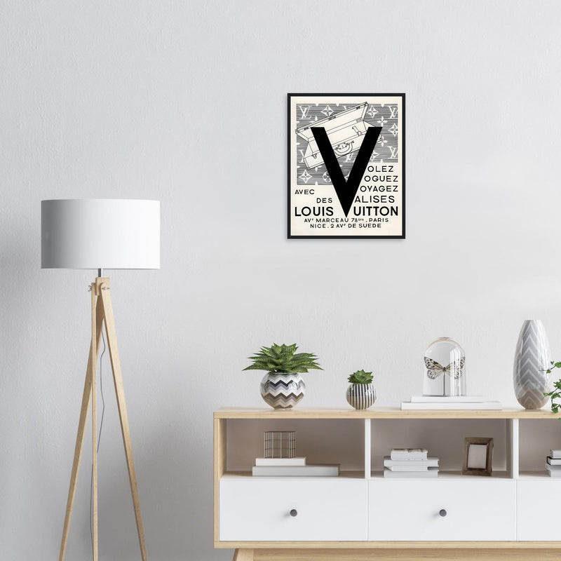 Louis Vuitton Nice, Paris Vintage Poster Ad