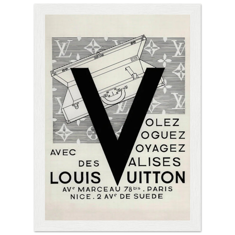 Louis Vuitton Nice, Paris Vintage Poster Ad
