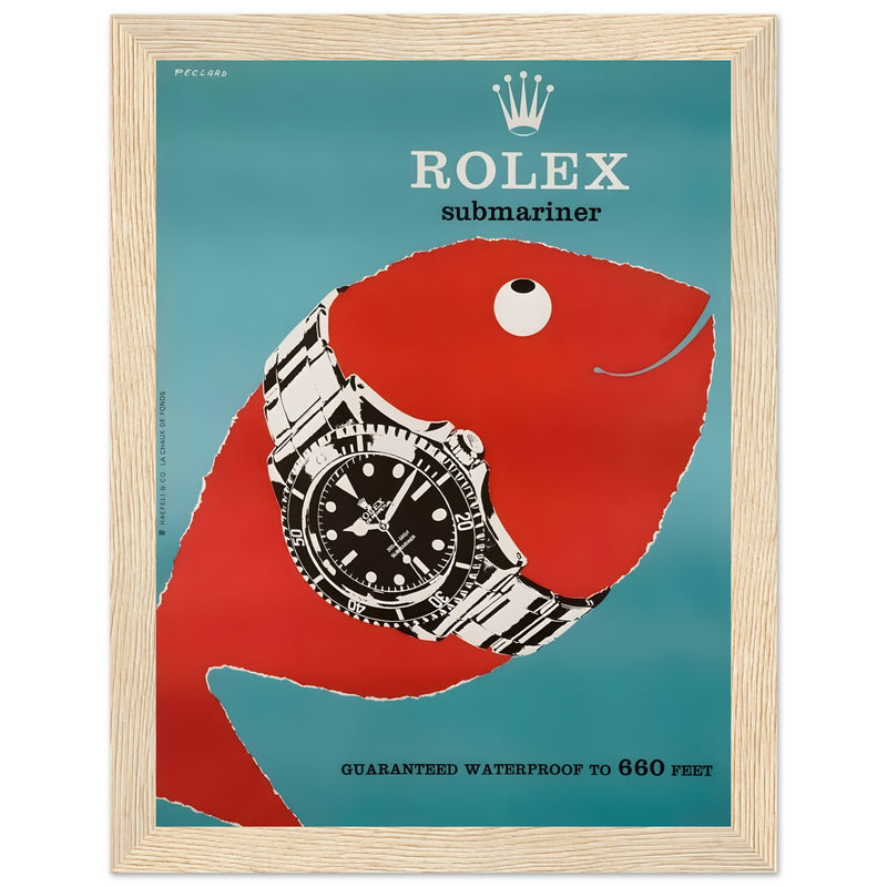 Rolex Submariner Vintage Poster Ad