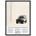 Land Rover Defender Vintage Poster
