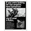 Rolex Submariner Vintage Poster Ad